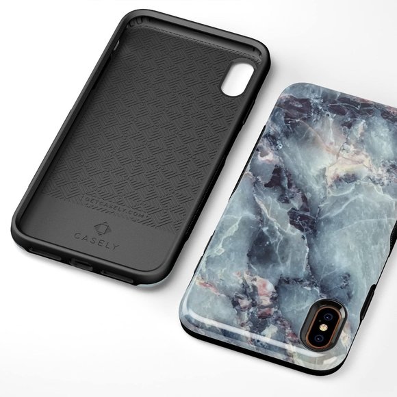 iPhone Xs Max Phone CaseClassic Blue Marble CaseCompatible Only with iPhon